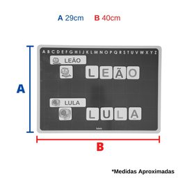 Alfabeto Móvel e Quadro Educativo Da Alfabetização Babebi - 6