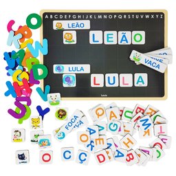 Alfabeto Móvel e Quadro Educativo Da Alfabetização Babebi - 1