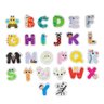 Alfabeto Móvel de Madeira MDF Educativo Divertido 26 Peças - 2