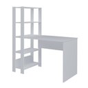 Ver imagem 3 de Conjunto Home Office Match c/ Escrivaninha e Estante Branco Artely