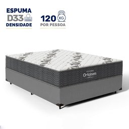Cama Box com Colchão de Espuma D33 Ortobom Airtech 100 Casal 138cm - 2
