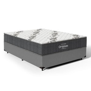Cama Box com Colchão de Espuma D33 Ortobom Airtech 100 Casal 138cm