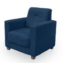Ver imagem 5 de Poltrona Cadeira para Sala Confortável Reforçada Veneza Suede