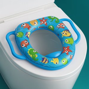 Assento Sanitário Infantil Acolchoado para Treinamento Bebê
