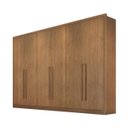 Ver imagem 1 de Guarda Roupa Casal 100% Mdf 6 Portas 8 Gavetas - Robust -cumaru - Móveis Novo Horizonte