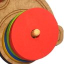 Ver imagem 3 de Carro Pedagógico Prancha de Seleção Formas Geométricas Madeira Colorido 83422 Maninho Artesanatos