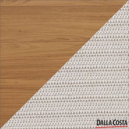 Conjunto Mesa de Jantar 1,35m com Vidro + 6 Cadeiras em Mdf - 8