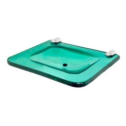 Saboneteira Reta 12x15 Cm - 8mm - Verde - 1