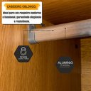 Ver imagem 3 de Guarda-Roupa Casal Monte Carlo com 2 Portas de Correr 4 Gavetas Internas e Maleiros Marrom/Cinamomo