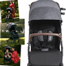 Carrinho de Bebe para Passeio Compacto Kiddo Sprint Ii Grafite - 4