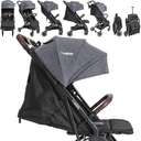 Ver imagem 3 de Carrinho de Bebe para Passeio Compacto Kiddo Sprint Ii Grafite