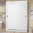 Ver imagem 1 de Guarda-Roupa Infantil Madesa Theo 2 Portas de Correr 4 Gavetas Branco Cor:Branco