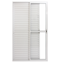 Ver imagem 1 de Porta Balcão 3 Folhas Veneziana 210x160 Branco Linha 22