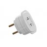 Plug Adaptador Universal 2p 10a 250v Novo para Antigo Branco - 1658 - Daneva - 1