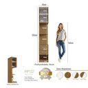 Ver imagem 6 de Módulo Mesa de Cabeceira Esquerdo 40cm com 1 Porta e 2 Gavetas Integrato