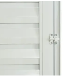 Porta Abrigo Alumínio Branco com Trinco - 80cm - 60cm - 3