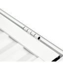 Ver imagem 4 de Porta Abrigo Alumínio Branco com Trinco - 80cm - 60cm