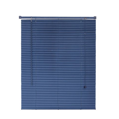 Persiana Horizontal PVC Azul 80 (L) X 160 (A) cm Cortina Completa C/ Kit de Instalação 0,80 x 2,20