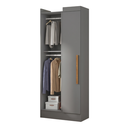 Ver imagem 1 de Modulo de Guarda Roupas Canto para Quarto Madrid Maxel