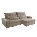 Ver imagem 5 de Sofá Nivus Veludo 2 Módulos 80cm B25cm Meu Sofá Online B002 Veludo Capuccino