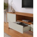 Ver imagem 4 de Rack Sinus 180 - Mv - Rei de Casa Off White/naturale