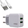Carregador Iphone Lightning Kaidi Kd-301A - 1