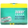 10 Lâmina De Barbear Derby Extra Platinum C50 Lâminas - 1