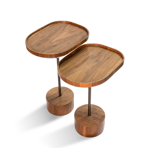 Conjunto 2 Mesas de Apoio Decorativas para Sala