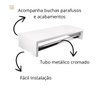Melhor Cabideiro de Parede Tipo Arara Branco Suporte Roupas - 4