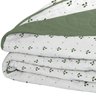 Cobre Leito Tecebem Solteiro Malha 100% Algodão Estampado em Matelasse Hugo 170 X 240cm Oliva - 3