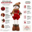 Ver mais imagens de Kit Boneco de Neve e Papai Noel Retrátil Pelúcia Xadrez Premium Estica e Encolhe 35 a 45cm - Magizi