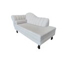 Ver imagem 4 de Recamier Decorativo Divã Amsterdã 147cm Lado Direito Linho Bege