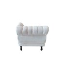 Ver imagem 7 de Recamier Decorativo Divã Amsterdã 147cm Lado Direito Linho Bege