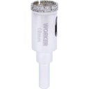 Ver imagem 1 de Serra Copo Diamantada 225826 para Porcelanato e Vidro 19mm Aço Carbono Worker