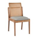 Ver imagem 1 de Cadeira Decorativa Sala de Jantar Luxo Livia Facto Prata Brilho - Mozzelar