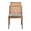 Ver imagem 5 de Cadeira Decorativa Sala de Jantar Luxo Livia Facto Prata Brilho - Mozzelar