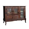 Aparador Buffet Rústico Madeira Maciça Imbuia Adette Jm Móveis - 3