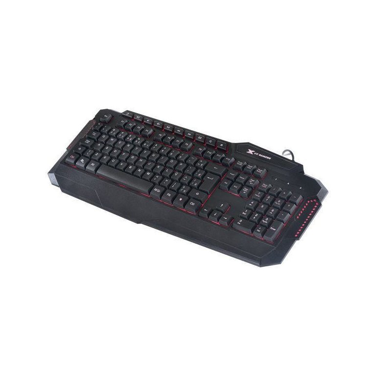 Teclado Usb Gamer Vinik Vx Gaming Hercules Com Multimidia Led 3 cores Preto - GT200