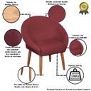 Ver imagem 4 de Kit Recepção 2 Poltronas 1 Namoradeira com Puff Resistente para Sala de Espera Decor Tecido Veludo