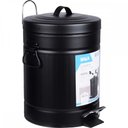 Ver imagem 2 de Lixeira Retro Preta 5 Litros Kala - 246181