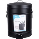 Ver imagem 3 de Lixeira Retro Preta 5 Litros Kala - 246181