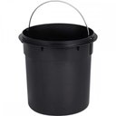 Ver imagem 4 de Lixeira Retro Preta 5 Litros Kala - 246181