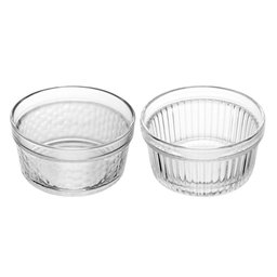 12 Ramequins de Vidro Lyor 90ml Porta Molho Petiscos Temperos em Relevo - 3