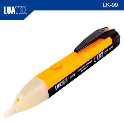 Verificador de Tensão Sonoro Caneta Luminoso - LK-99 - Luatek - 2
