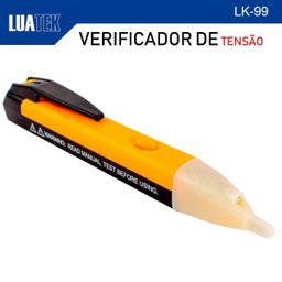 Verificador de Tensão Sonoro Caneta Luminoso - LK-99 - Luatek - 3 Verificador de Tensão Sonoro Caneta Luminoso - LK-99 - Luatek - 3