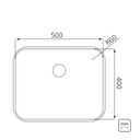 Ver imagem 2 de Cuba Tramontina Dora 50bl R6 de Embutir Acetinada com Valvula 4"1/2