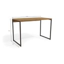 Ver imagem 3 de Mesa Escritório Secretaria Desk 118 Freijó/preto Fosco
