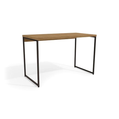 Mesa Escritório Secretaria Desk 118 Freijó/preto Fosco