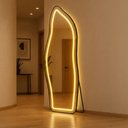 Ver imagem 2 de Espelho Orgânico Led Touch 170x70cm Moldura Corpo Inteiro Closet Quarto Salão Hall de Entrada