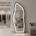 Ver imagem 6 de Espelho Orgânico Led Touch 170x70cm Moldura Corpo Inteiro Closet Quarto Salão Hall de Entrada
